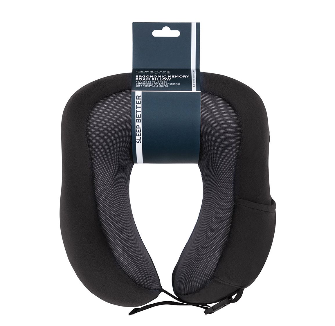 Samsonite TA Revolution Ergonomic Memory Foam Pillow black