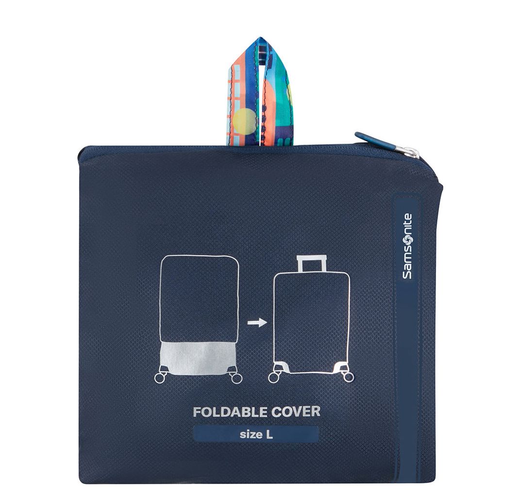 Samsonite TA Revolution Foldable Luggage Cover L city print