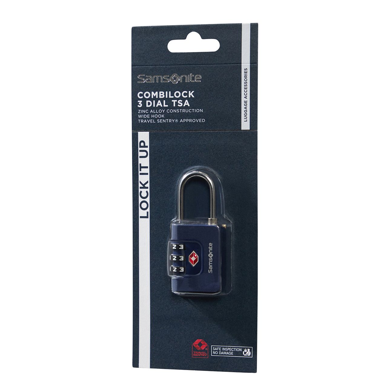 Samsonite TA Revolution Combilock 3 Dial TSA midnight blue