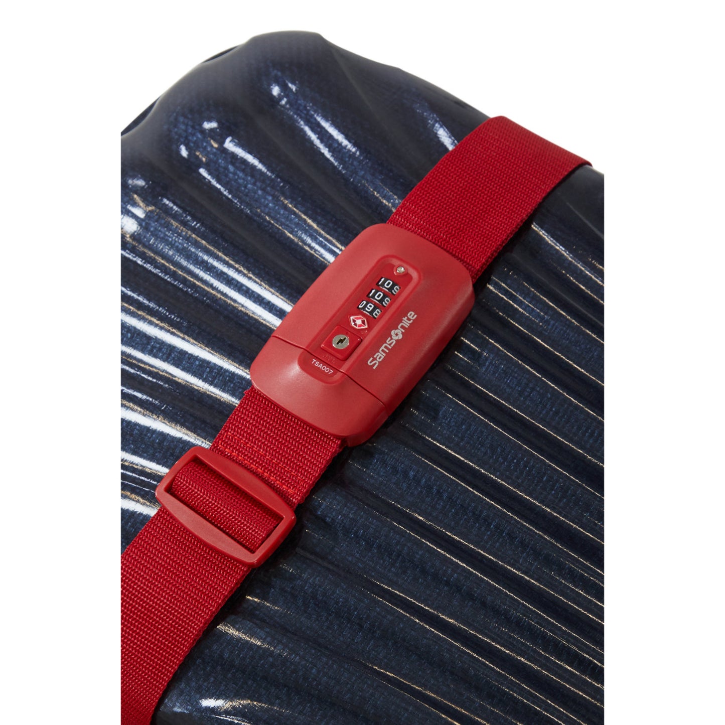 Samsonite TA Revolution Luggage Strap/TSA Lock red