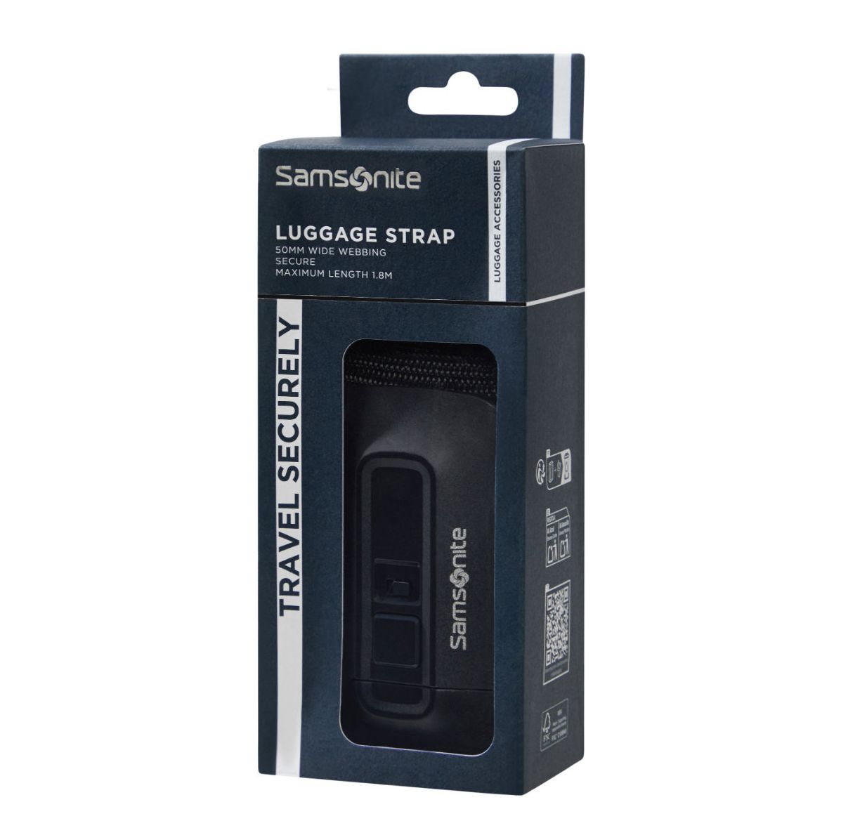 Samsonite TA Revolution Luggage Strap 50 Mm black