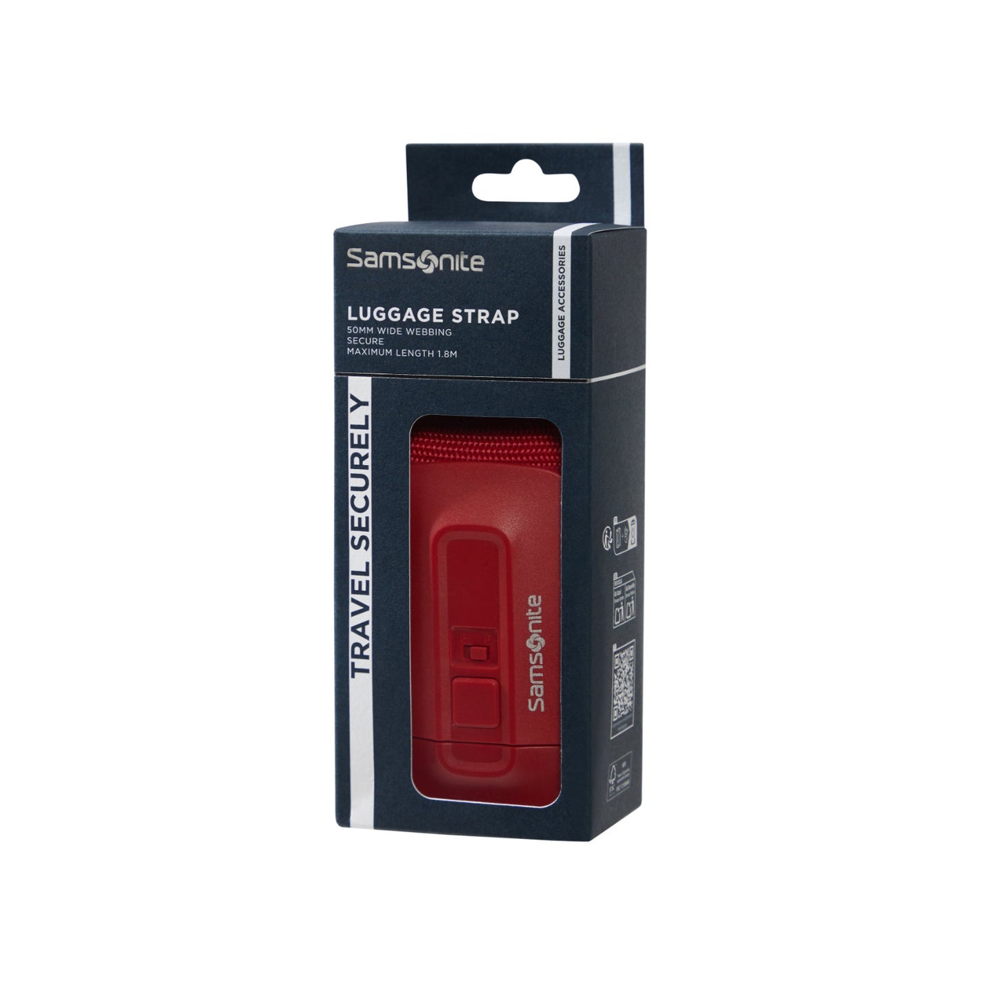 Samsonite TA Revolution Luggage Strap 50 Mm red