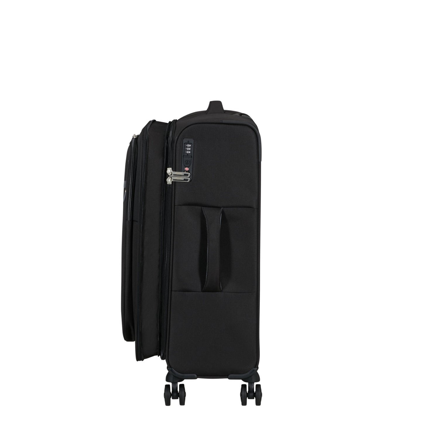 American Tourister Cloudrider Spinner M Expandable TSA jet black