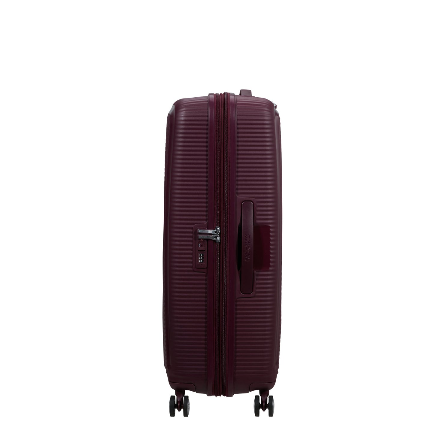 American Tourister Soundbox Spinner 77/28 TSA Expandable wild cherry