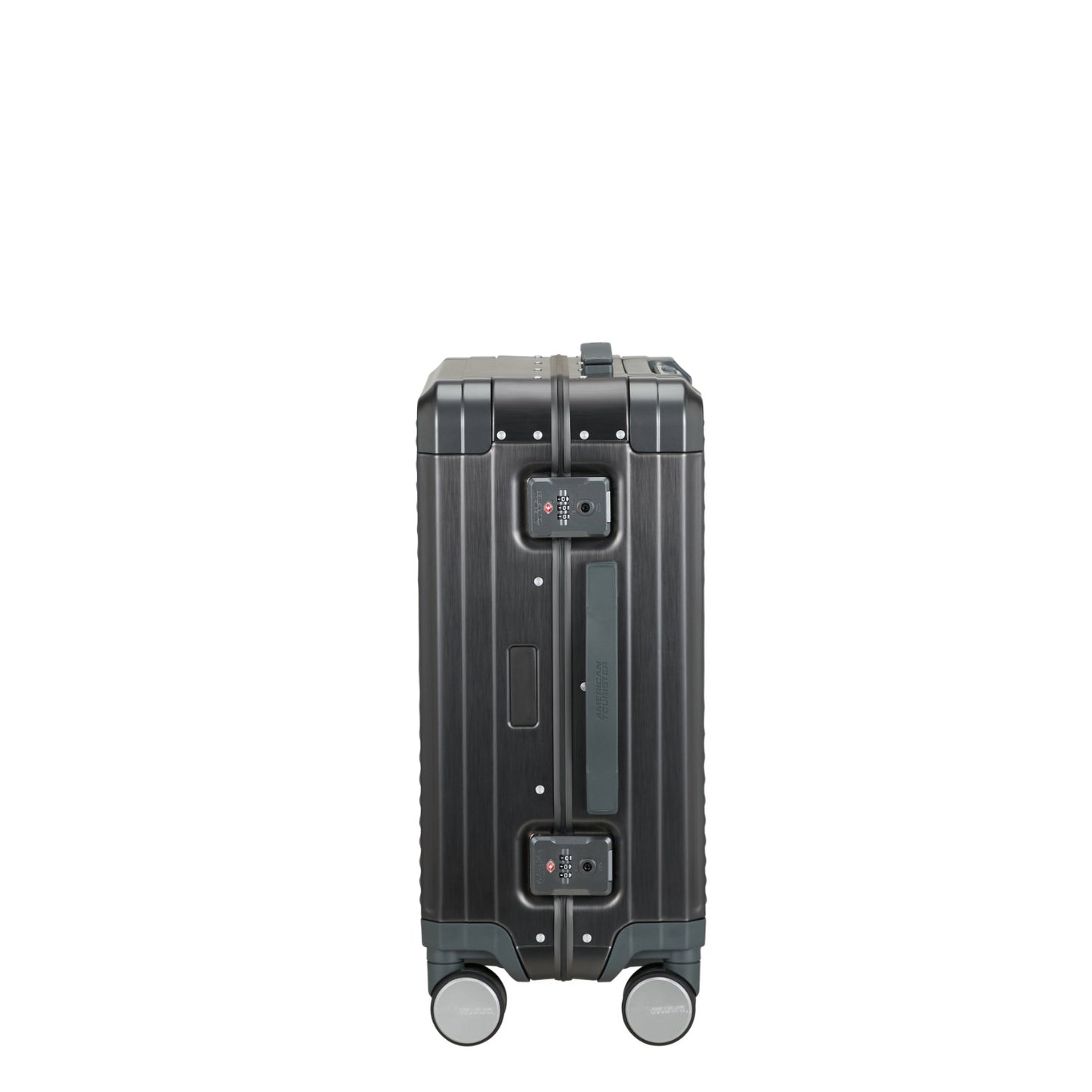 American Tourister Soundbox Alu Spinner 55/20 TSA brushed anthracite