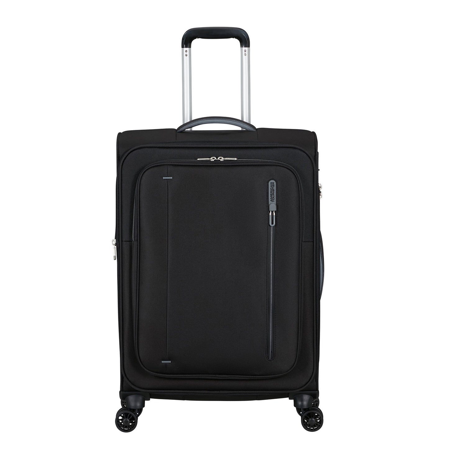 American Tourister Cloudrider Spinner M Expandable TSA jet black