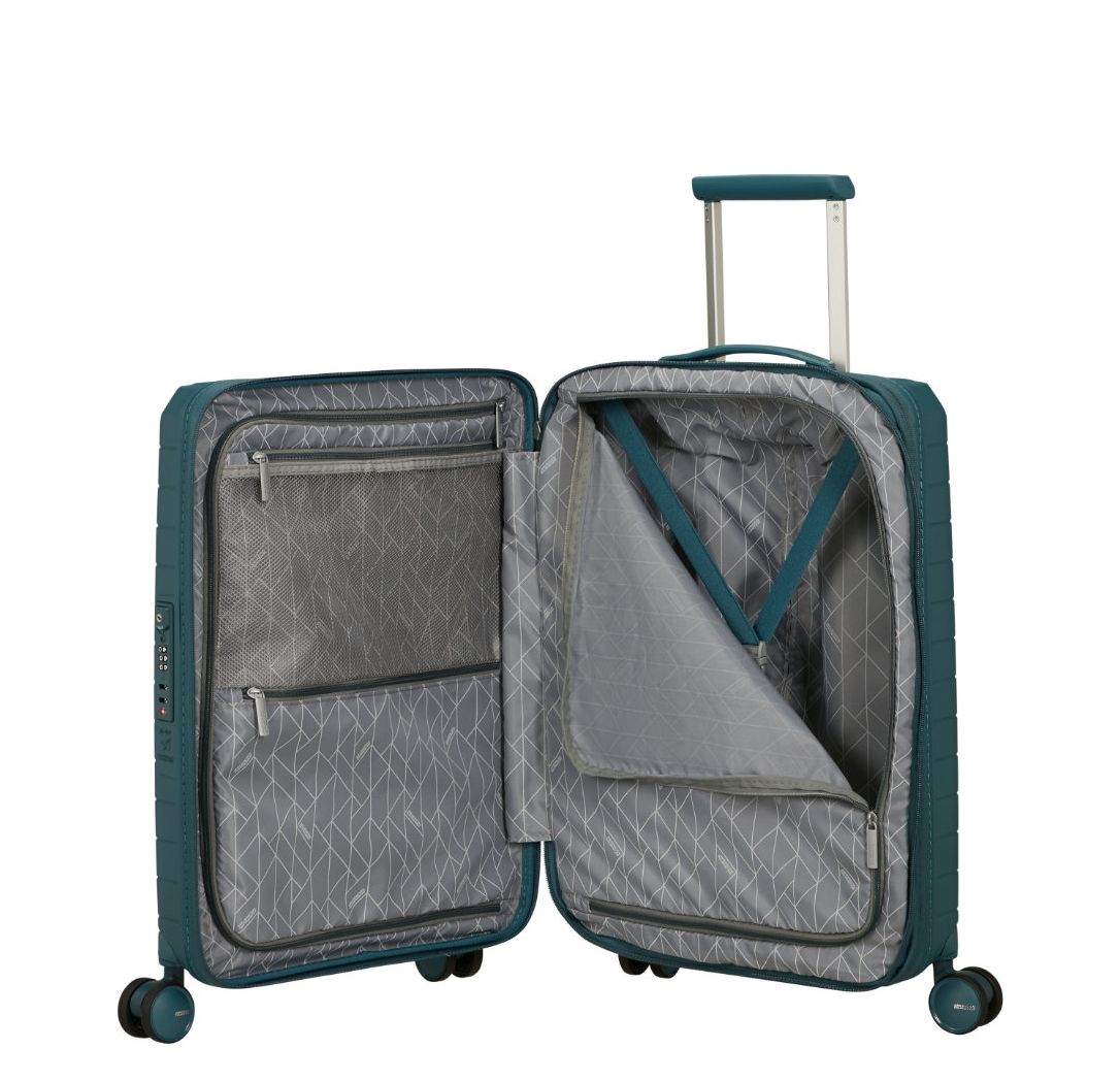 American Tourister Fastforward Spinner 55/20 TSA Expandable totally teal