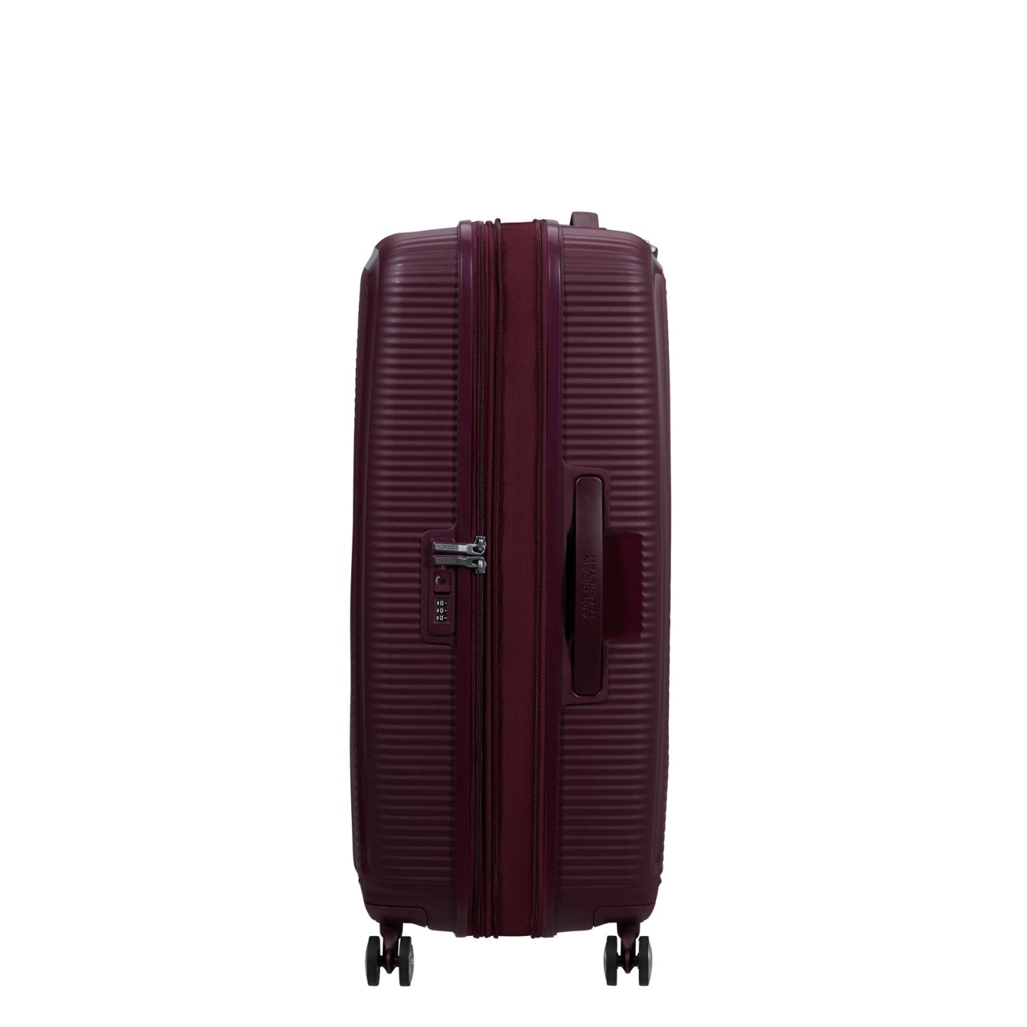 American Tourister Soundbox Spinner 77/28 TSA Expandable wild cherry
