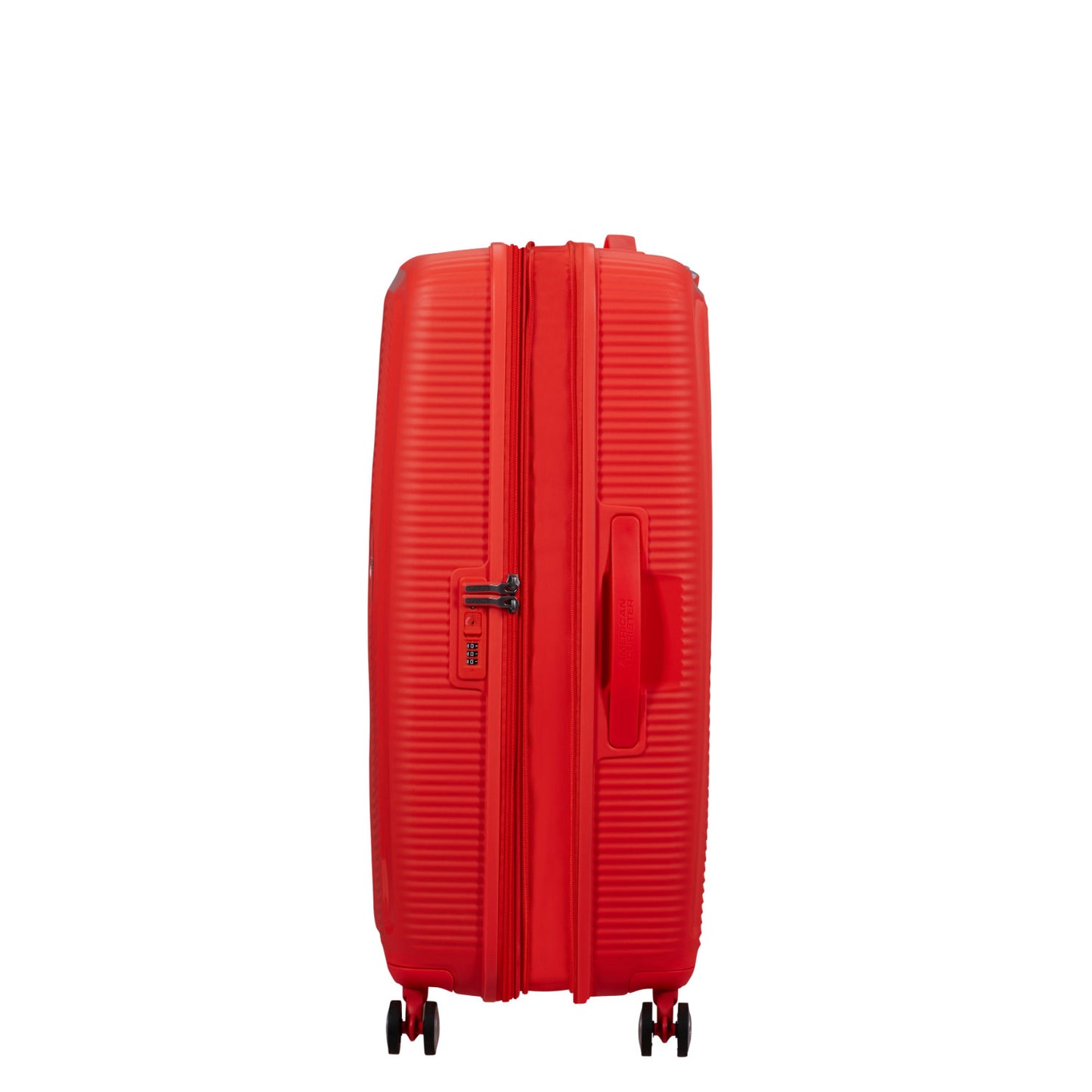 American Tourister Soundbox Spinner 77/28 TSA Expandable neon orange