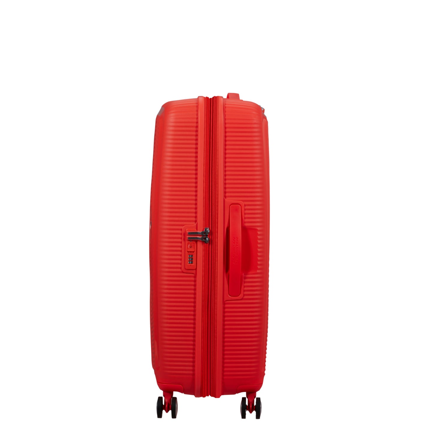 American Tourister Soundbox Spinner 77/28 TSA Expandable neon orange