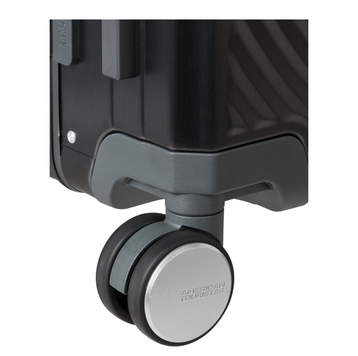 American Tourister Soundbox Alu Spinner 55/20 TSA brushed anthracite