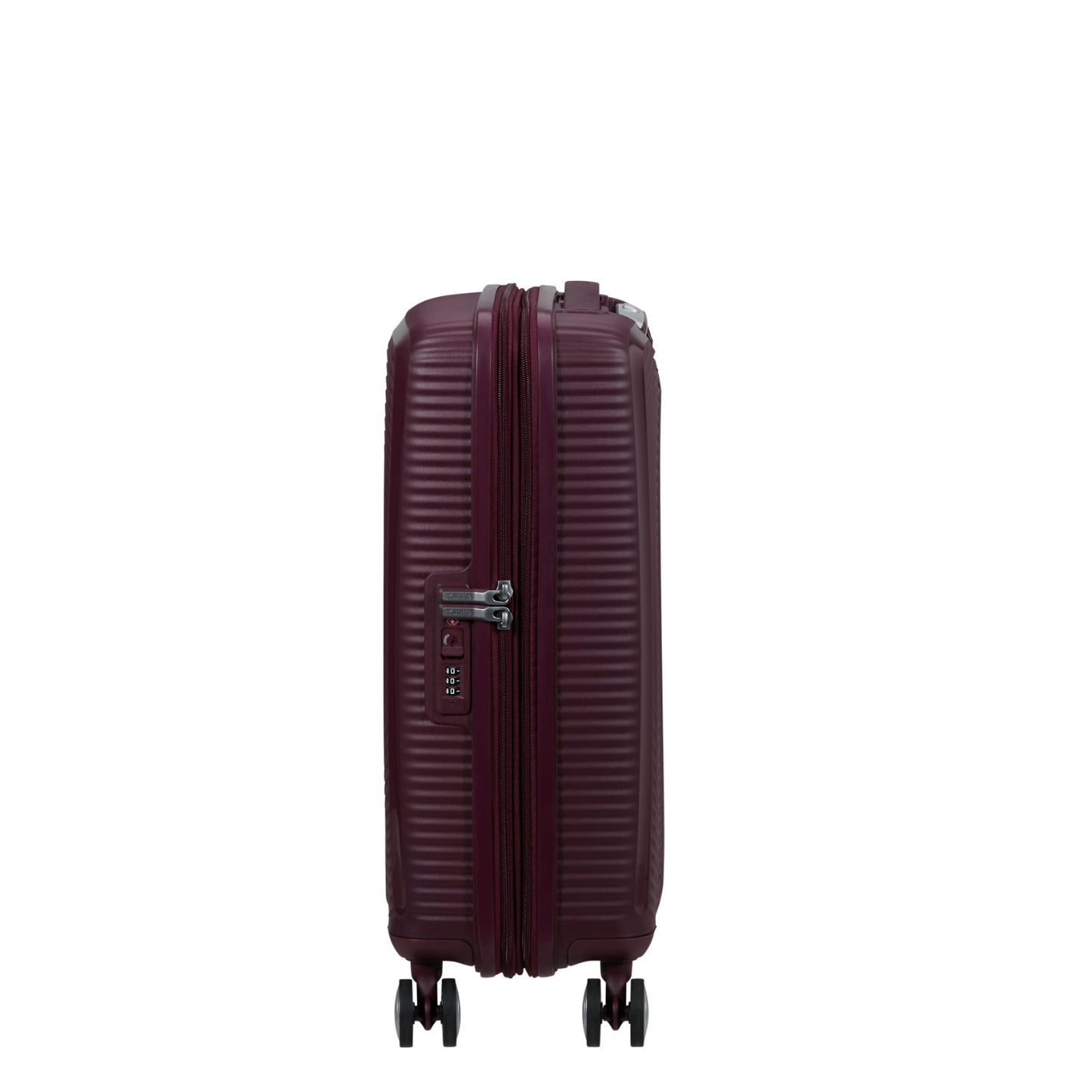 American Tourister Soundbox Spinner 55/20 TSA Expandable wild cherry