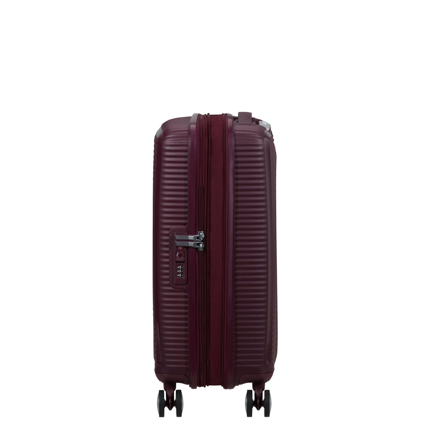 American Tourister Soundbox Spinner 55/20 TSA Expandable wild cherry