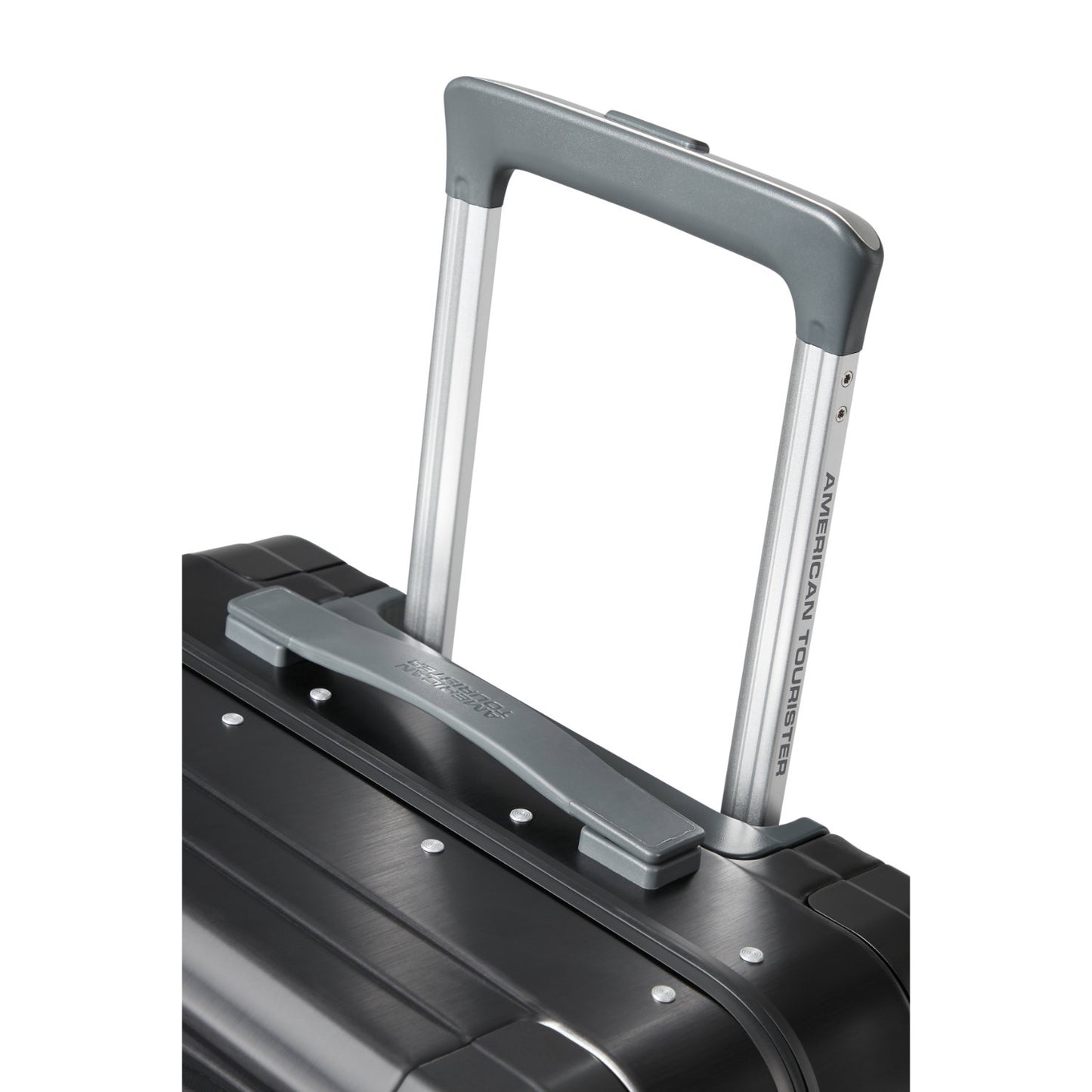 American Tourister Soundbox Alu Spinner 55/20 TSA brushed anthracite