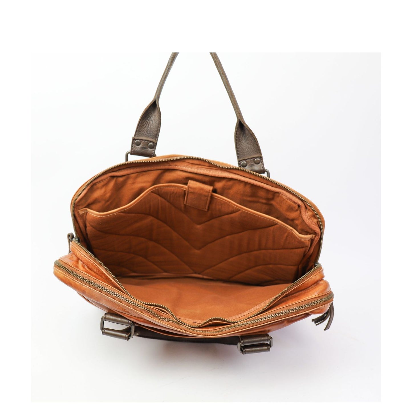 Bear Design Cow Lavato Leandro Laptopbag 15" cognac