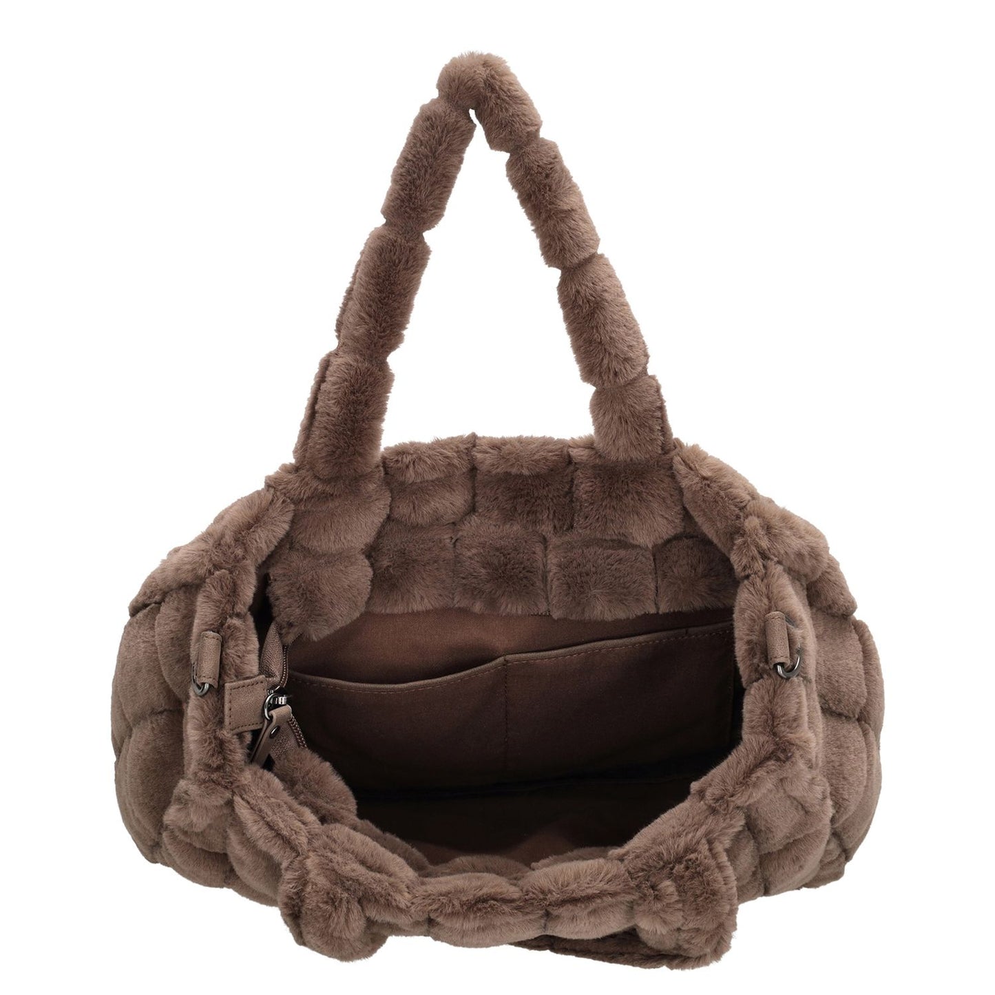 Zebra Trends Milou Handbag dark taupe