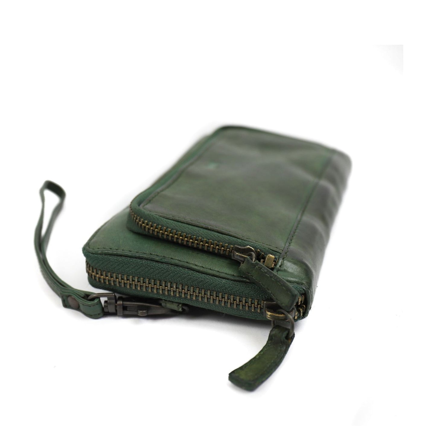 Bear Design Cow Lavato Demi Wallet green