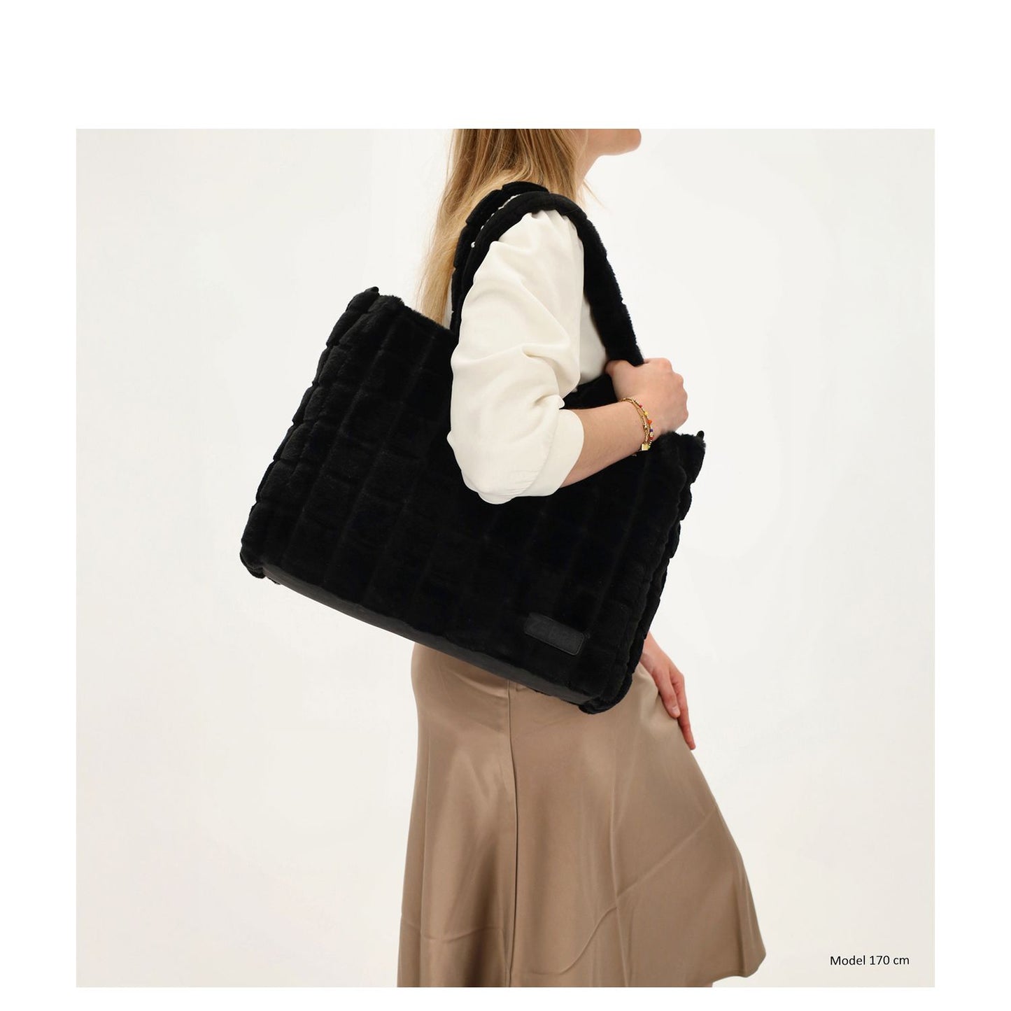 Zebra Trends Milou Shopper black