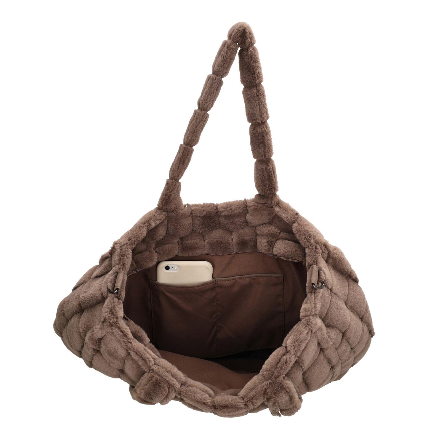 Zebra Trends Milou Shopper dark taupe