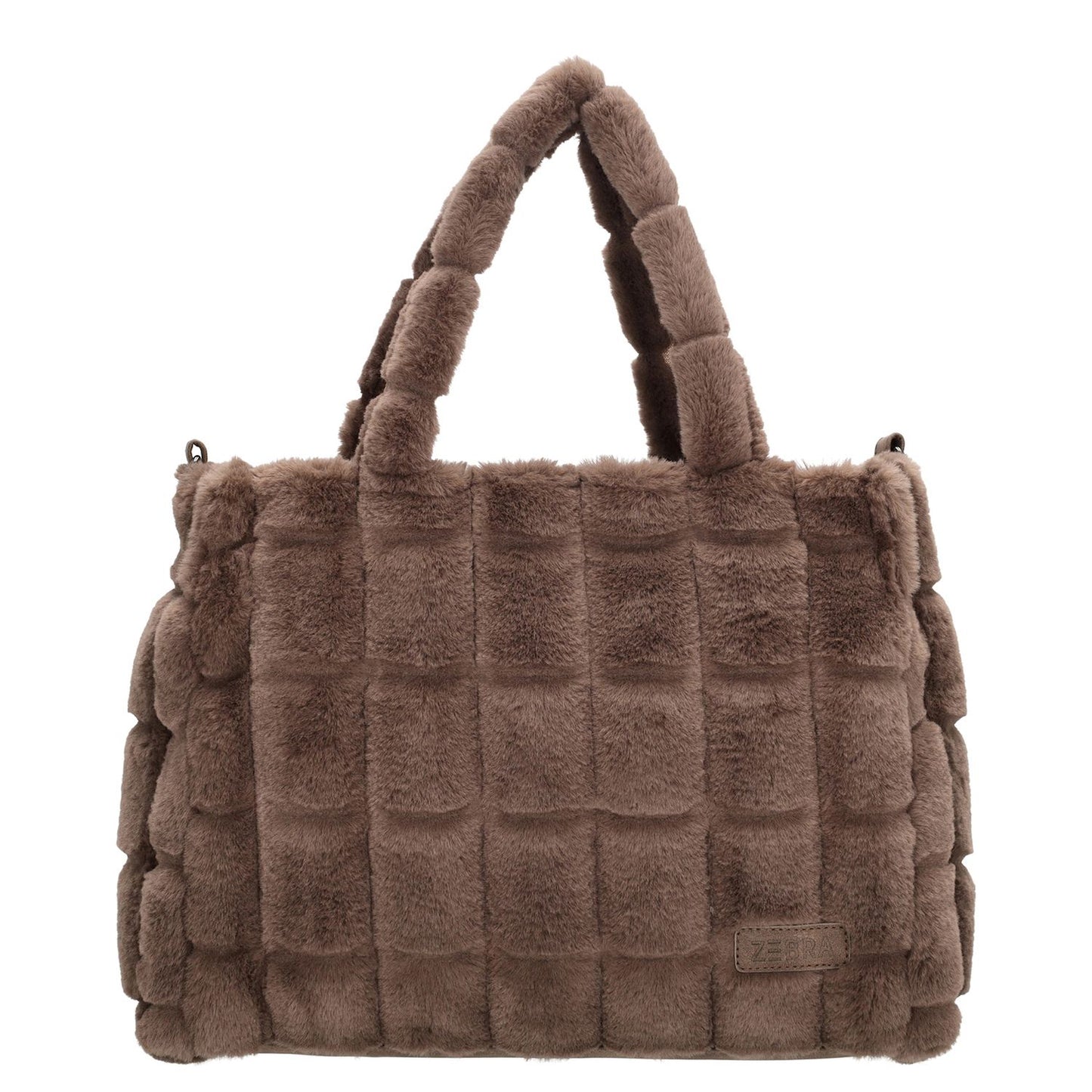Zebra Trends Milou Handbag dark taupe