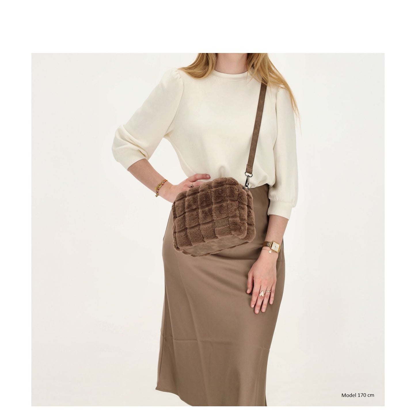 Zebra Trends Milou Crossbody dark taupe