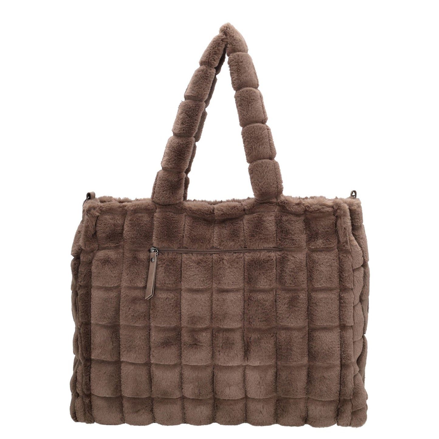 Zebra Trends Milou Shopper dark taupe