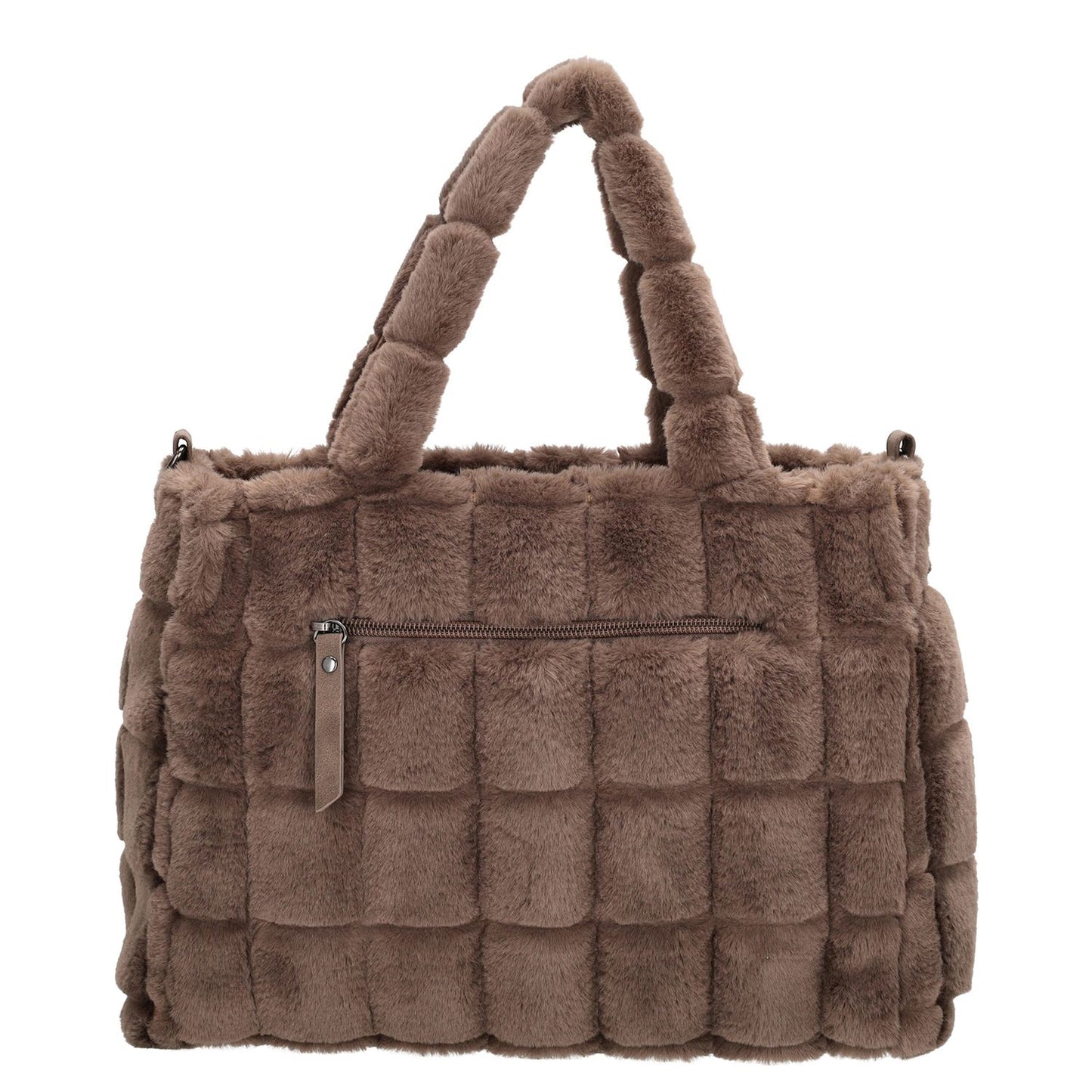 Zebra Trends Milou Handbag dark taupe