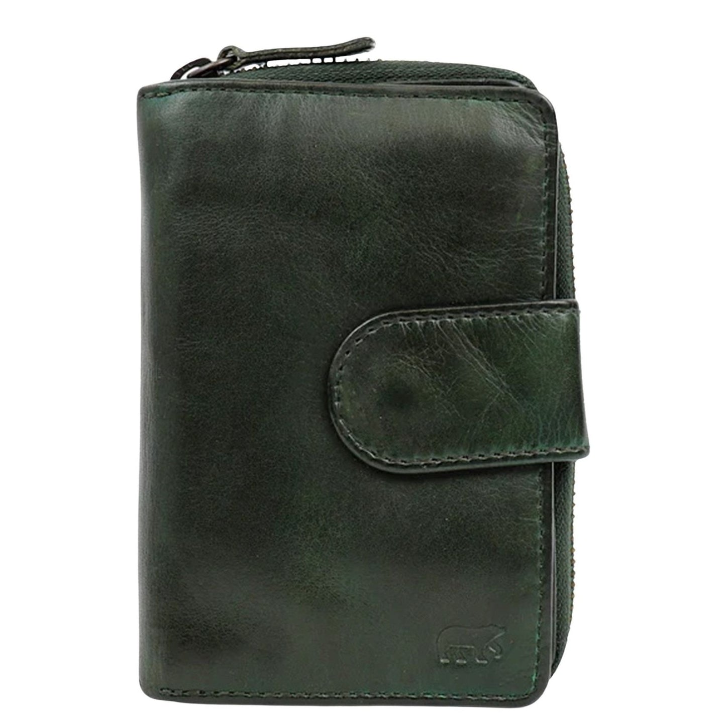 Bear Design Cow Lavato Wallet CL13550 green