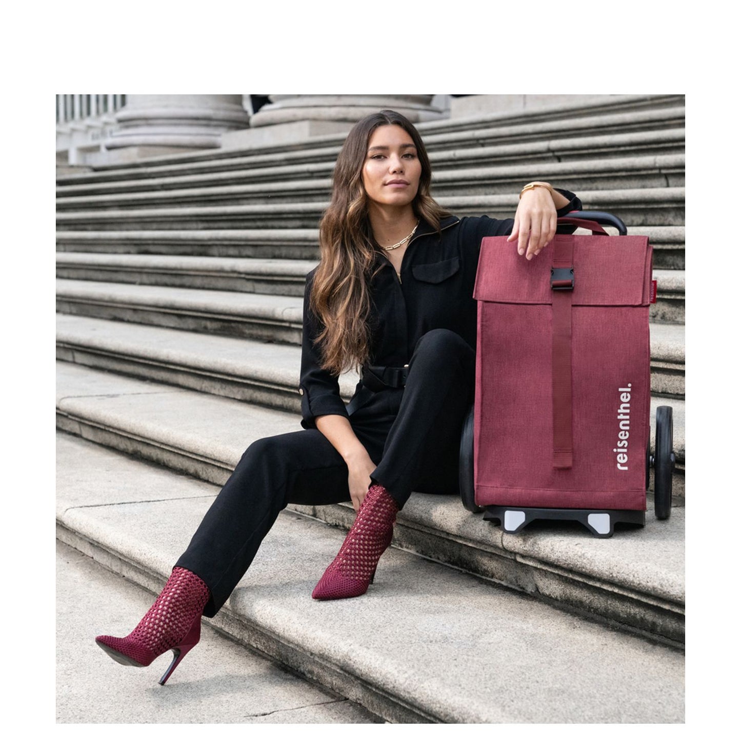 Reisenthel Shopping Citycruiser twist maroon