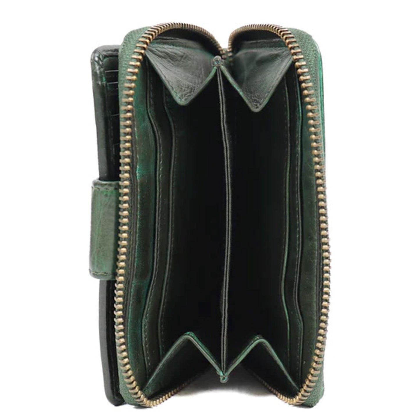 Bear Design Cow Lavato Wallet CL13550 green