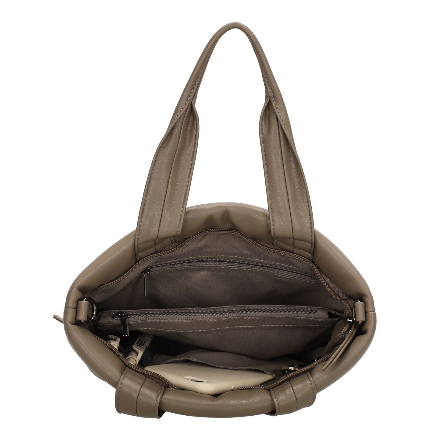 Zebra Trends Evie Handbag Shoulderbag taupe