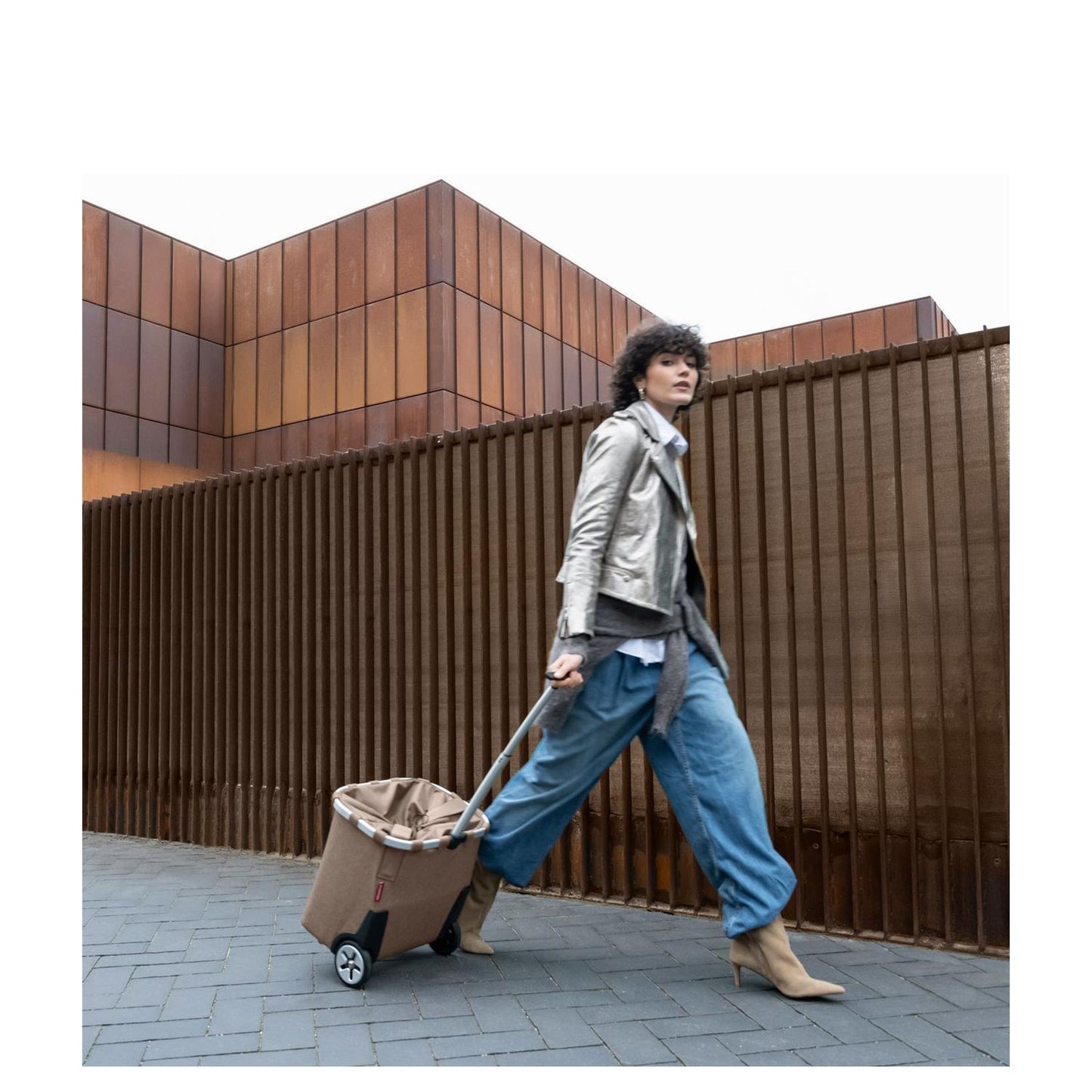 Reisenthel Shopping Carrycruiser herringbone mokka