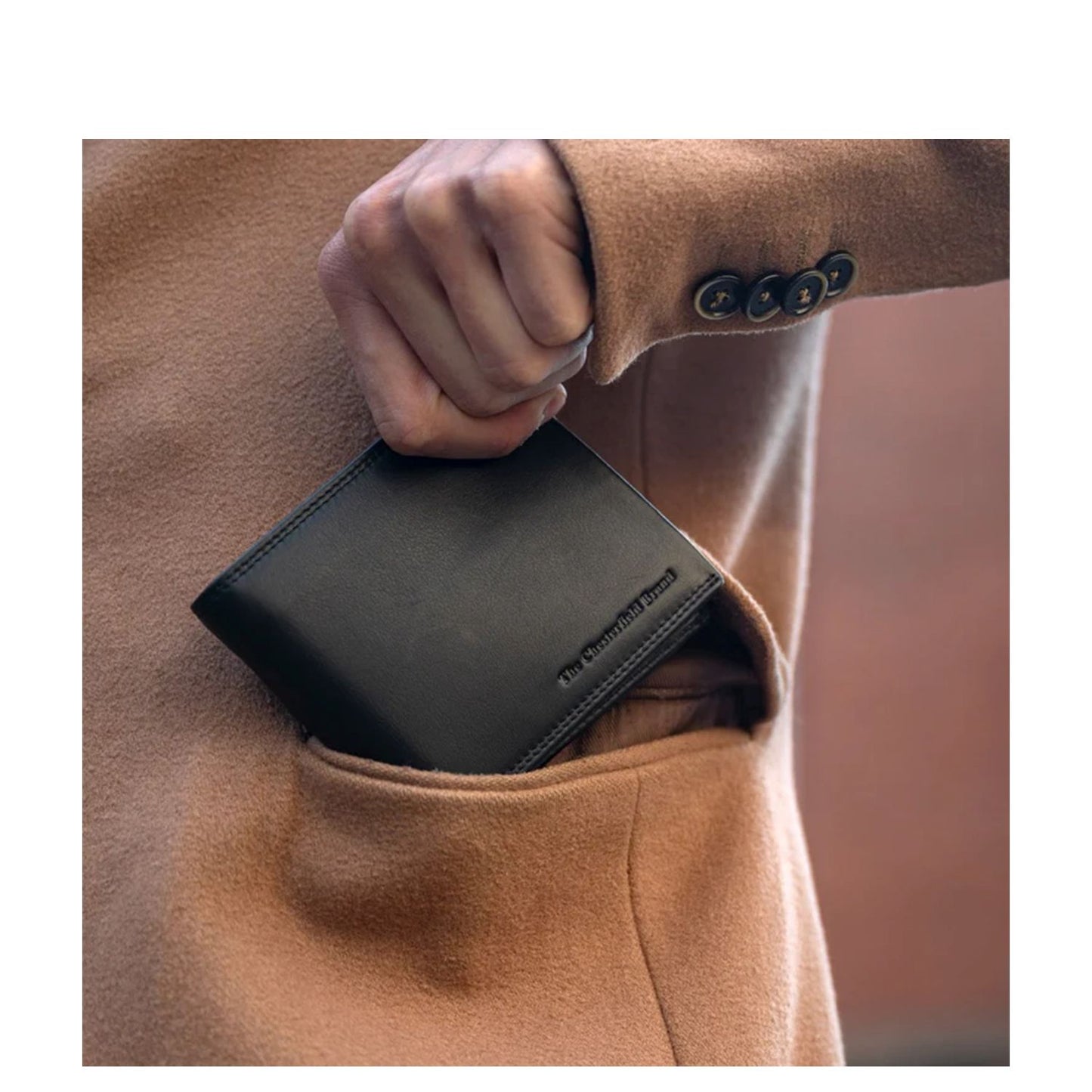 The Chesterfield Brand Stephens Billfold Wide black