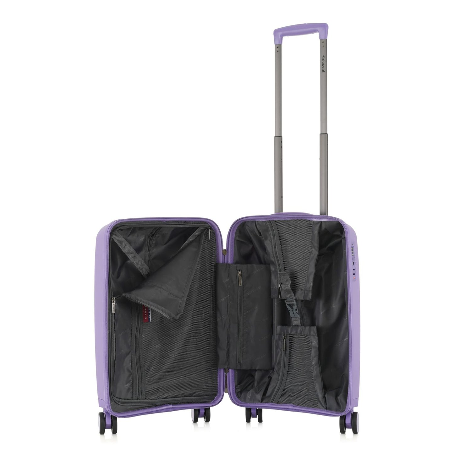 Decent Airmate Cabin Trolley 55 lavender purple