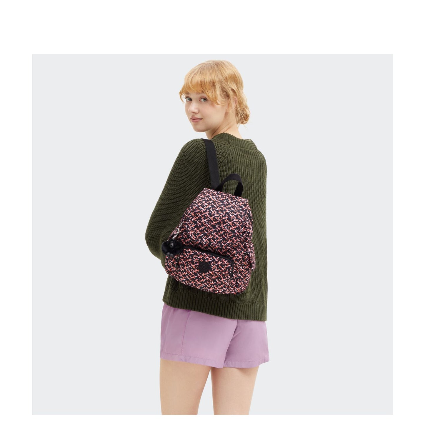 Kipling City Pack S Backpack dancing bouquet