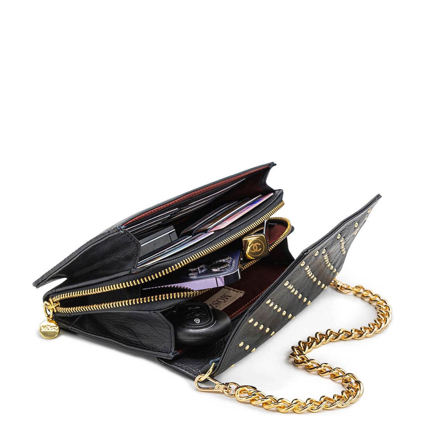 MOSZ Kris Crossbody Phonebag Studs black