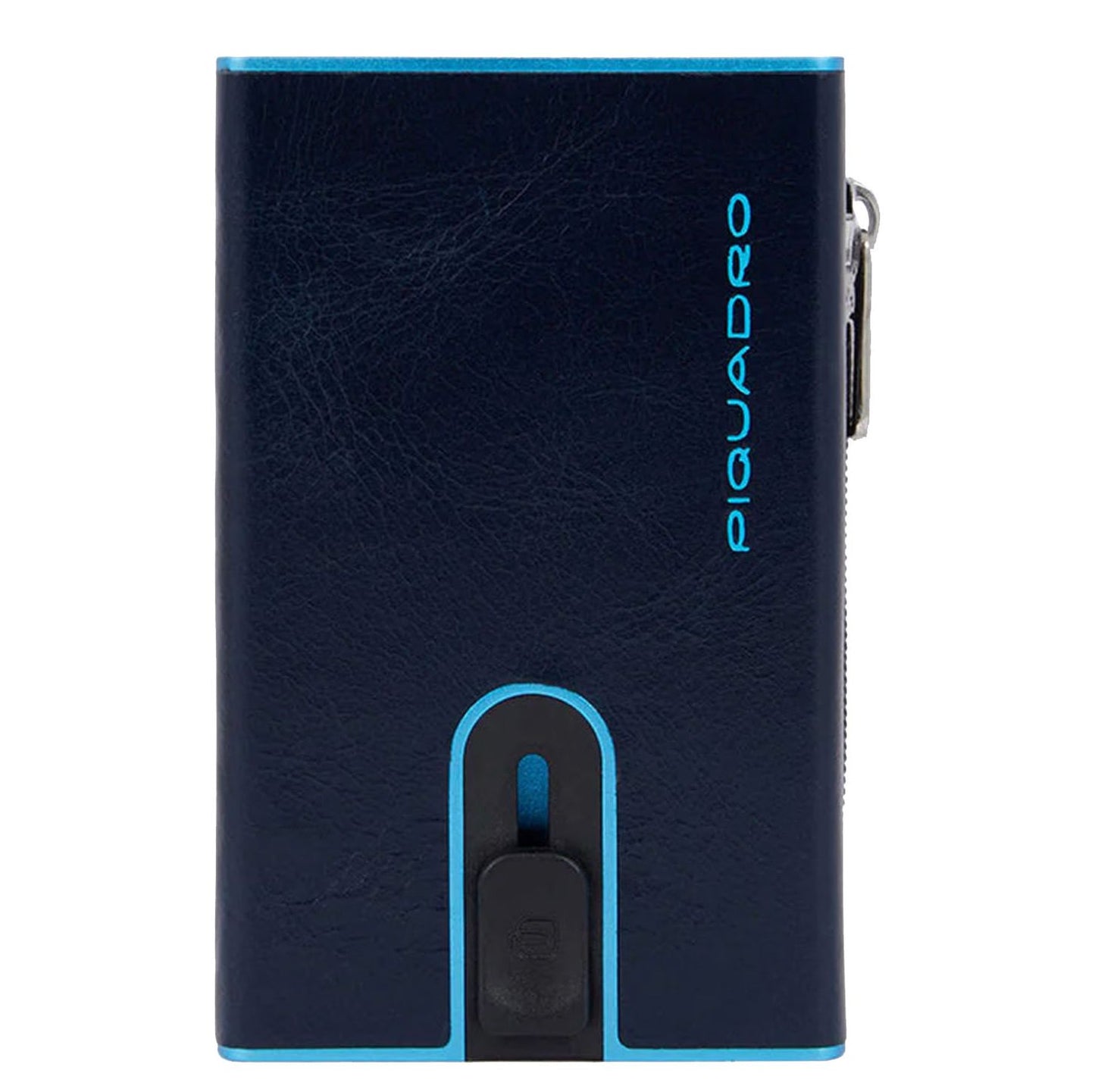 Piquadro Blue Square Compact Wallet dark blue