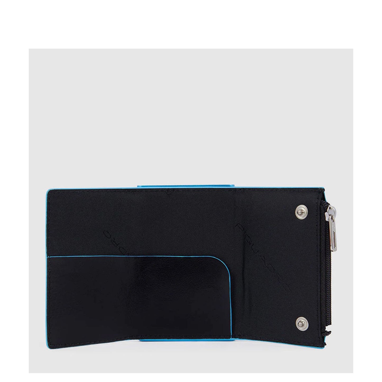 Piquadro Blue Square Compact Wallet black