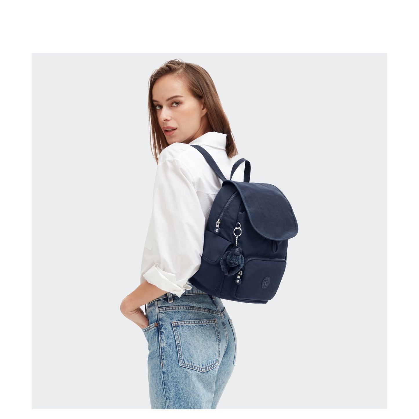 Kipling City Pack Backpack S blue bleu 2