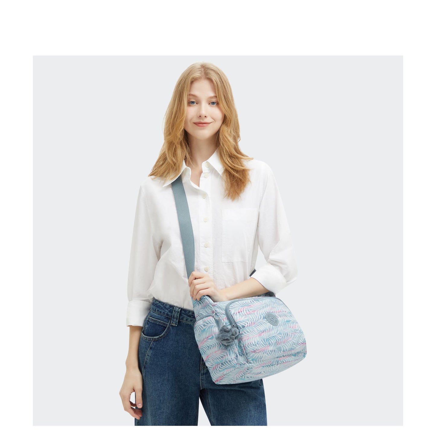 Kipling Gabb Shoulderbag palmtree leaves