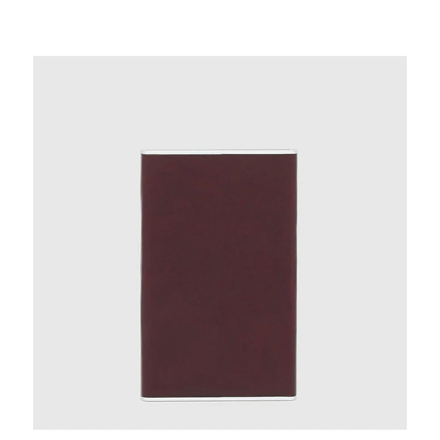 Piquadro Blue Square Creditcard Case With Sliding System mahogany