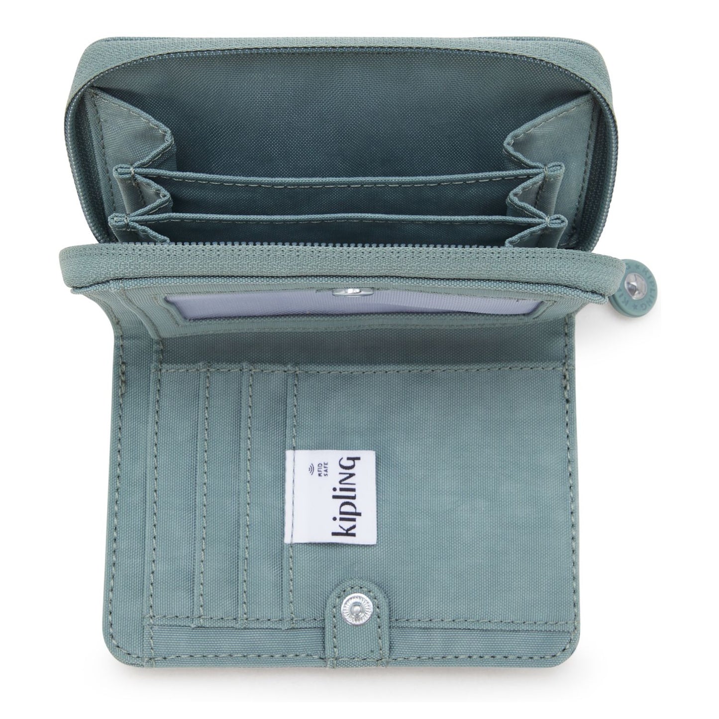 Kipling Money Love Wallet relaxed grey