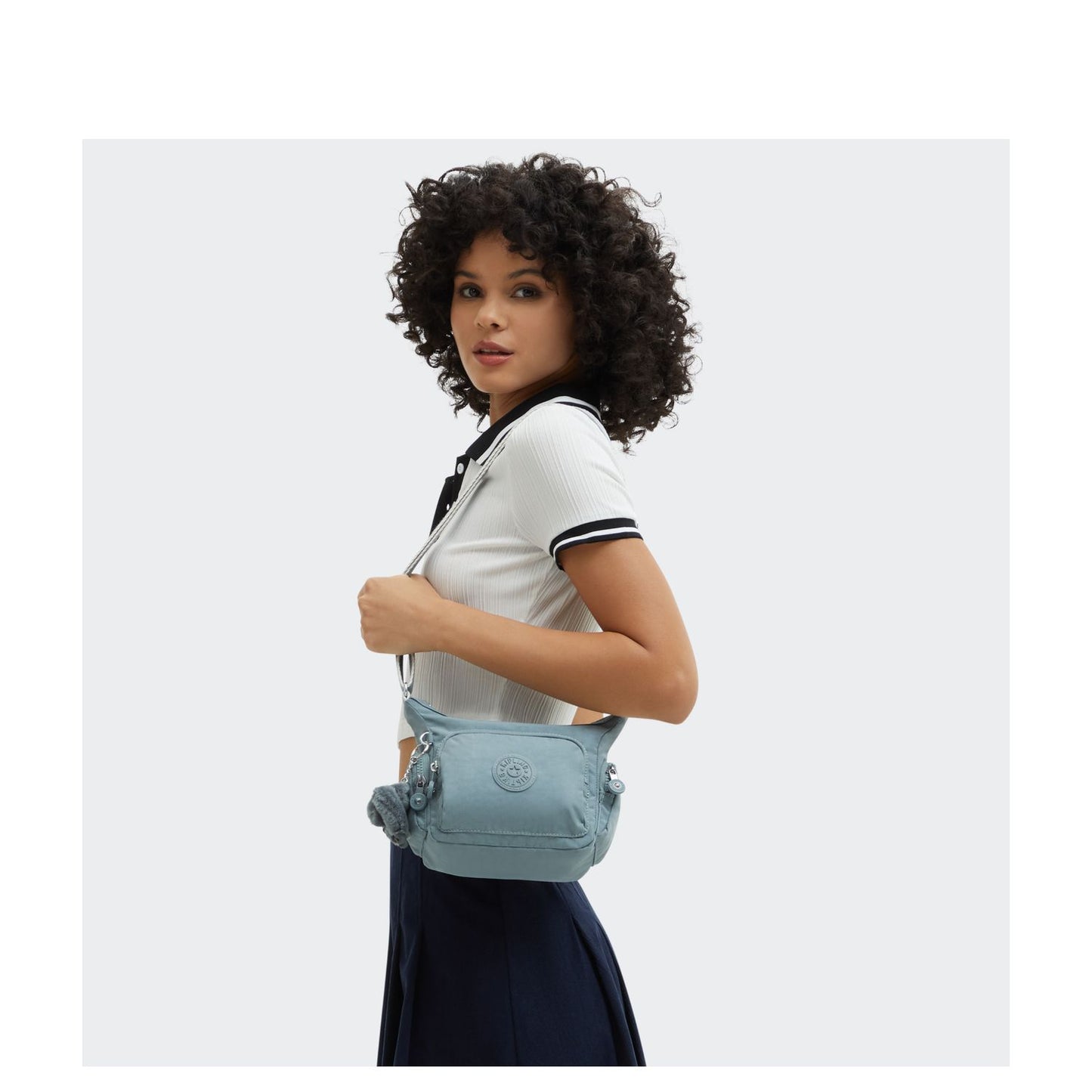 Kipling Gabbie Mini Shoulderbag relaxed grey