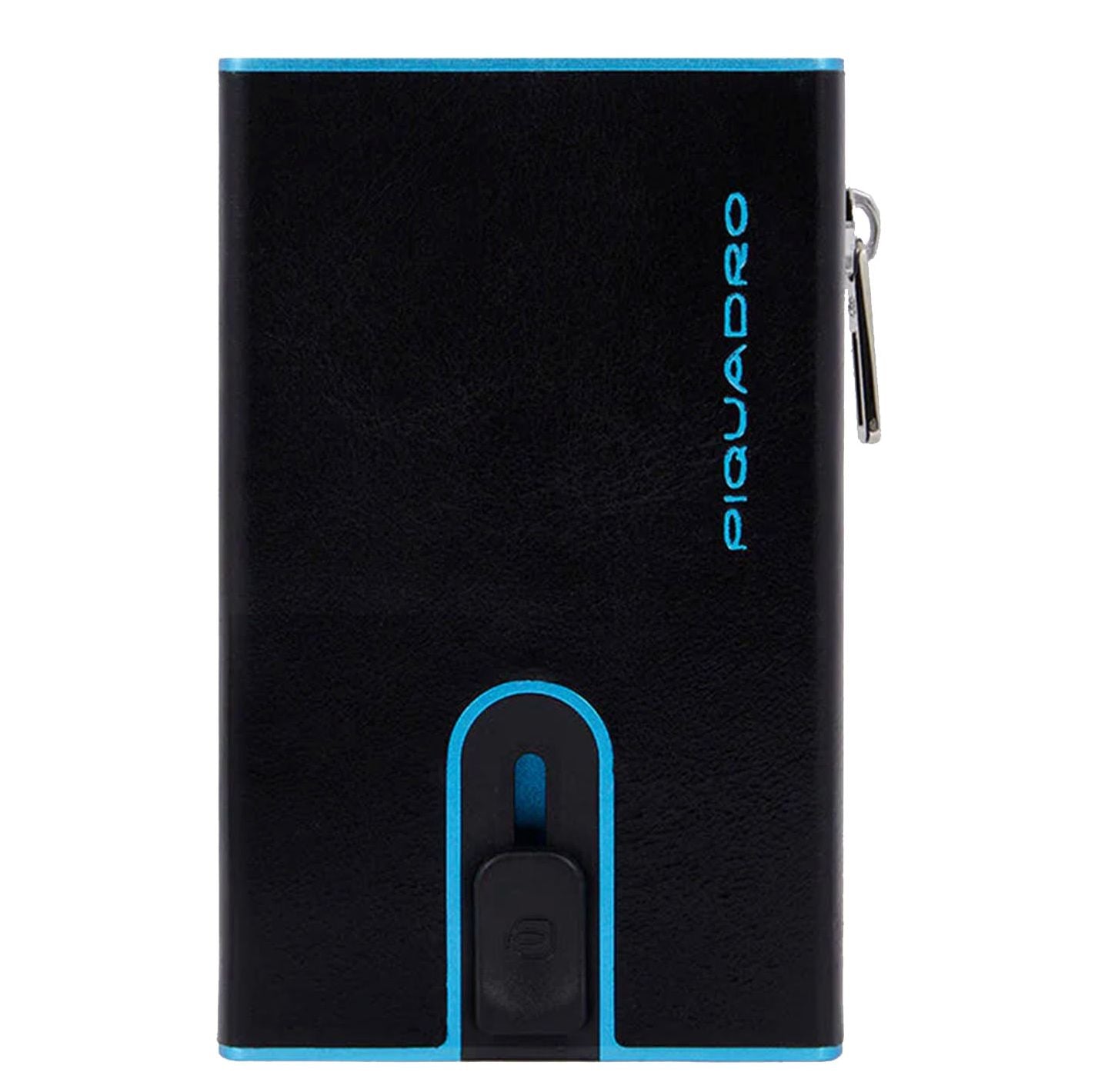 Piquadro Blue Square Compact Wallet black