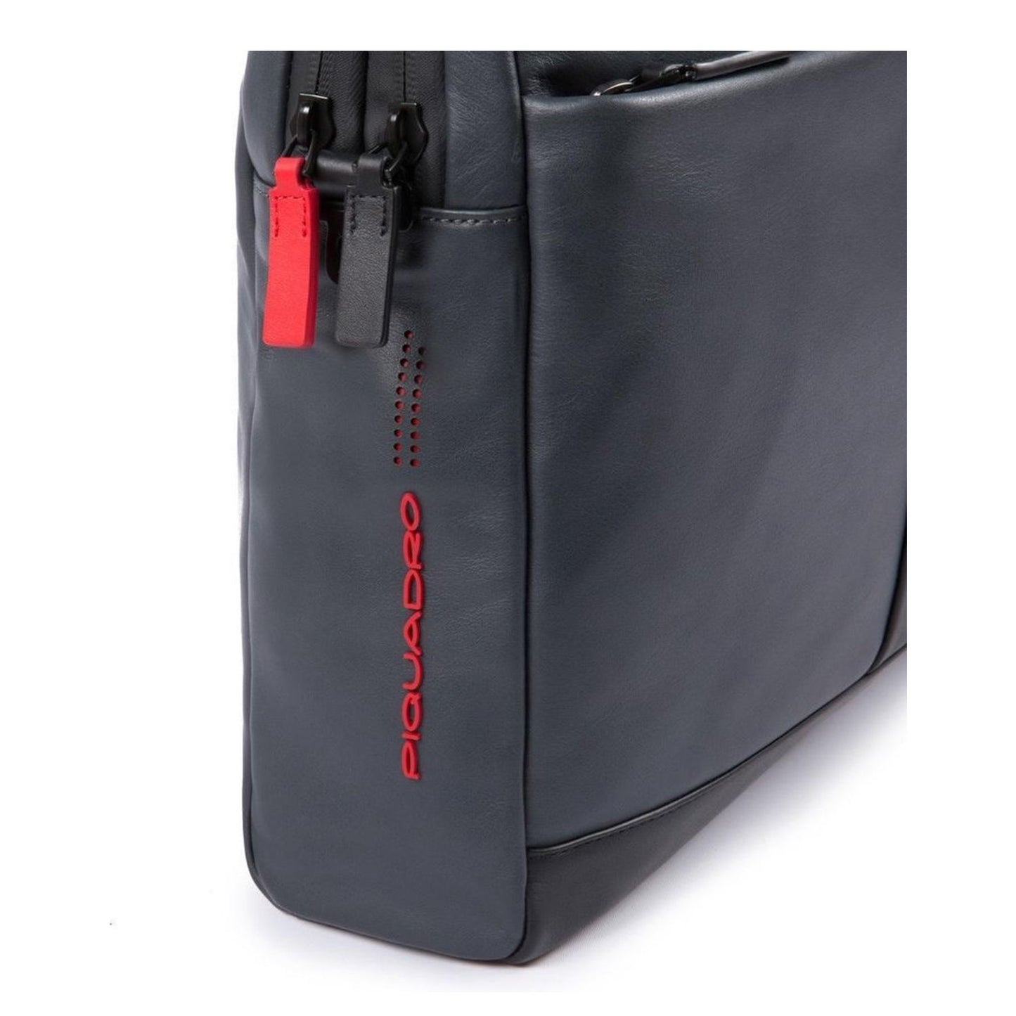 Piquadro Urban Computer Portfolio Briefcase with iPad Compartment grey / black