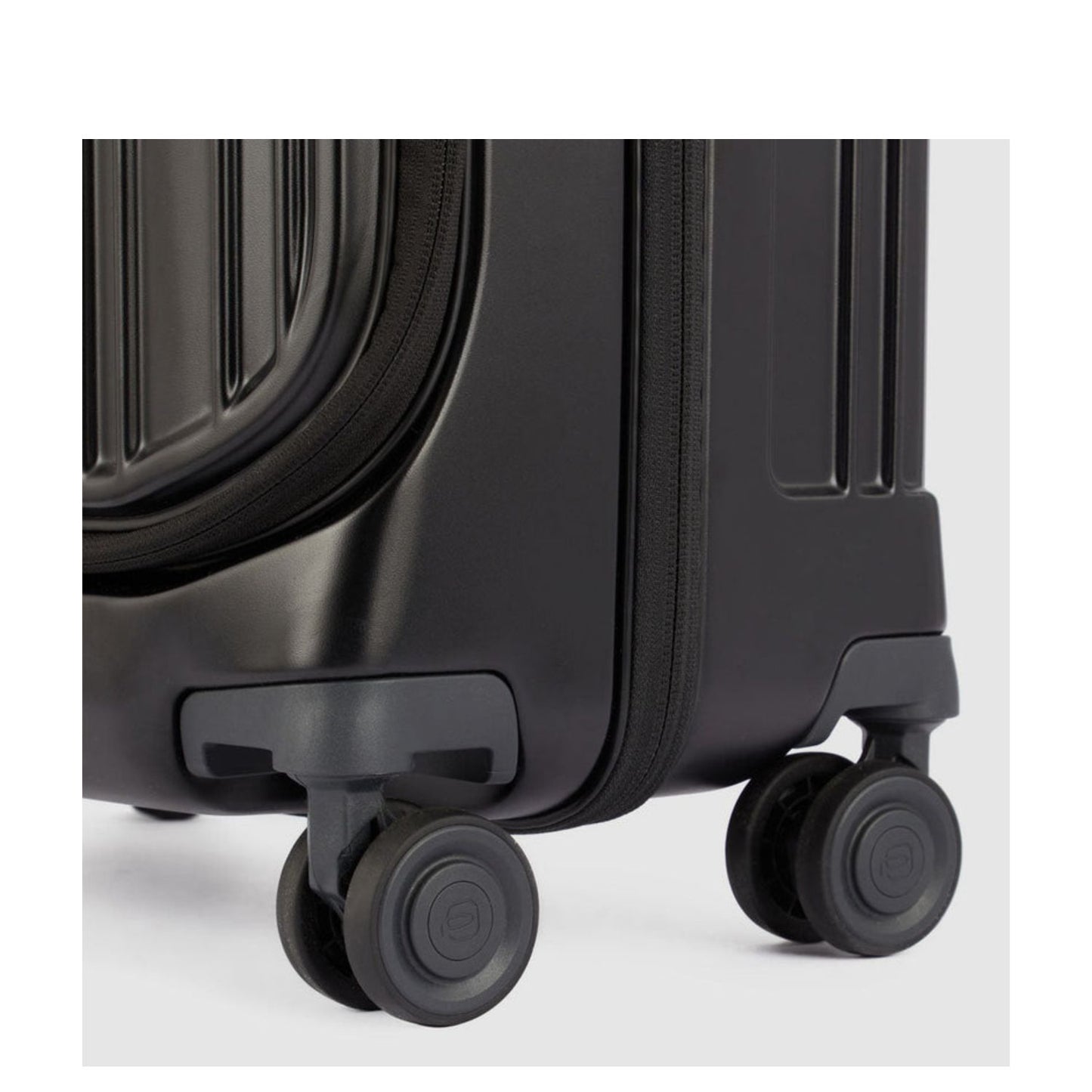 Piquadro PQ Light Fast Check Laptop Cabin Spinner 55 black