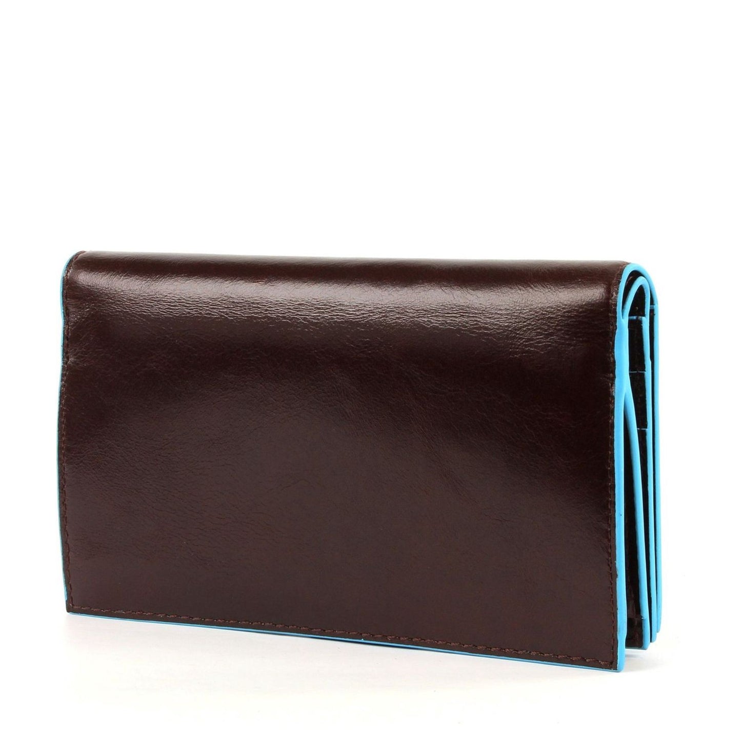 Piquadro Blue Square Women Wallet mahogany