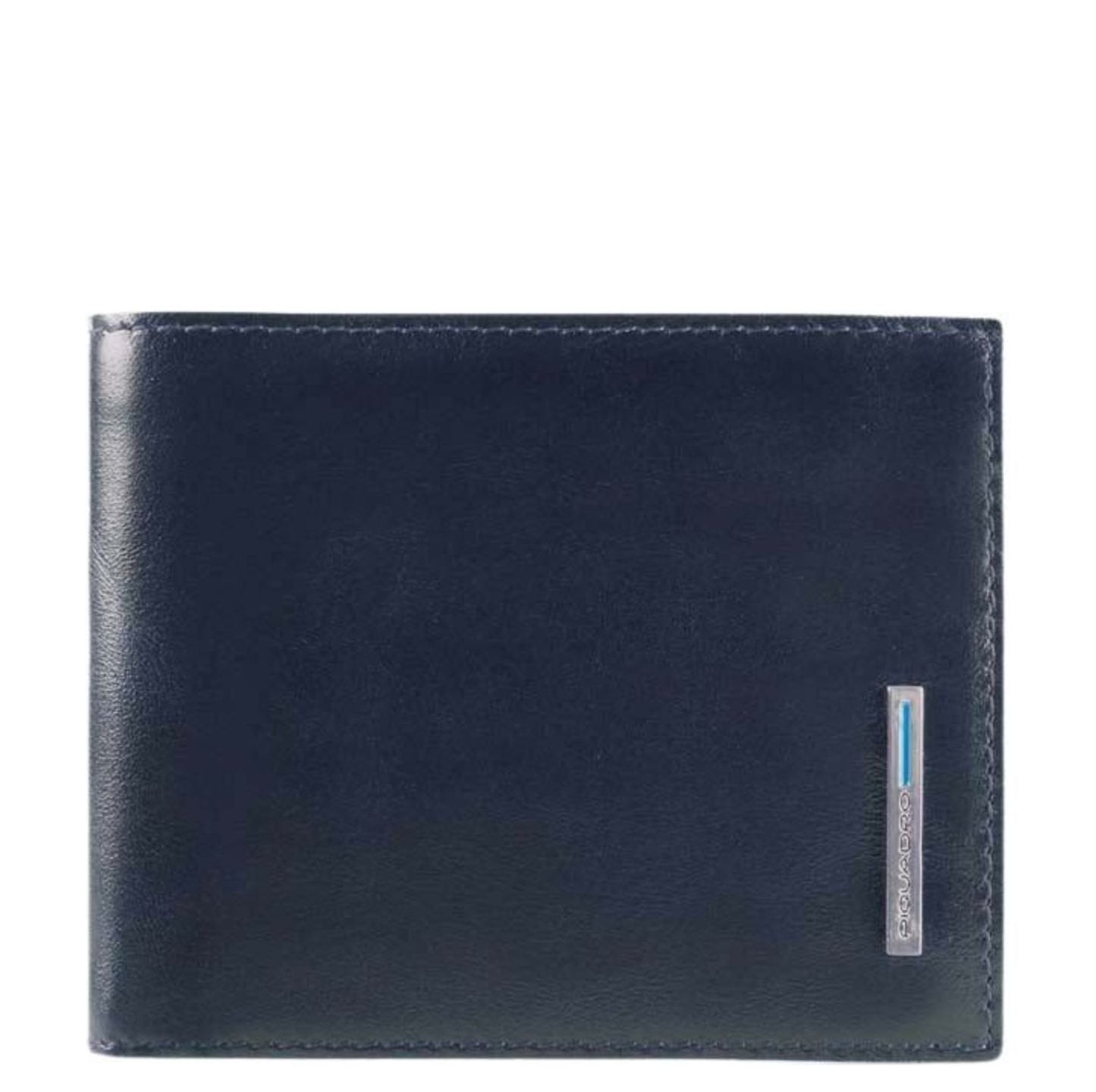 Piquadro Blue Square Men's Wallet With Flip Up/Coin Pocket night blue