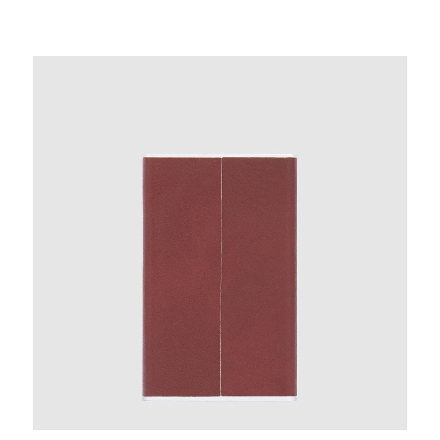 Piquadro Black Square Creditcard Case With Sliding System tobacco