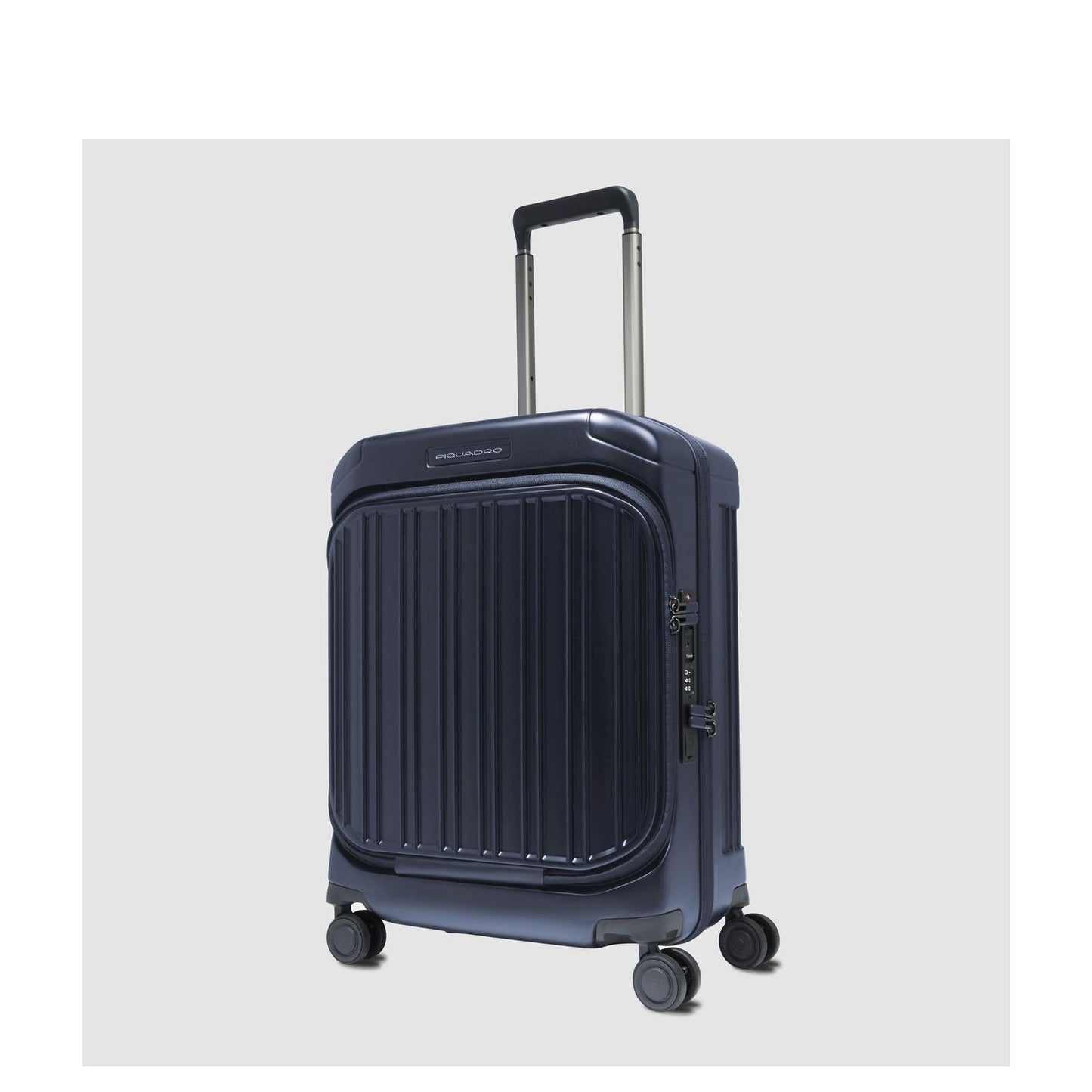 Piquadro PQ Light Fast Check Laptop Cabin Spinner 55 blue